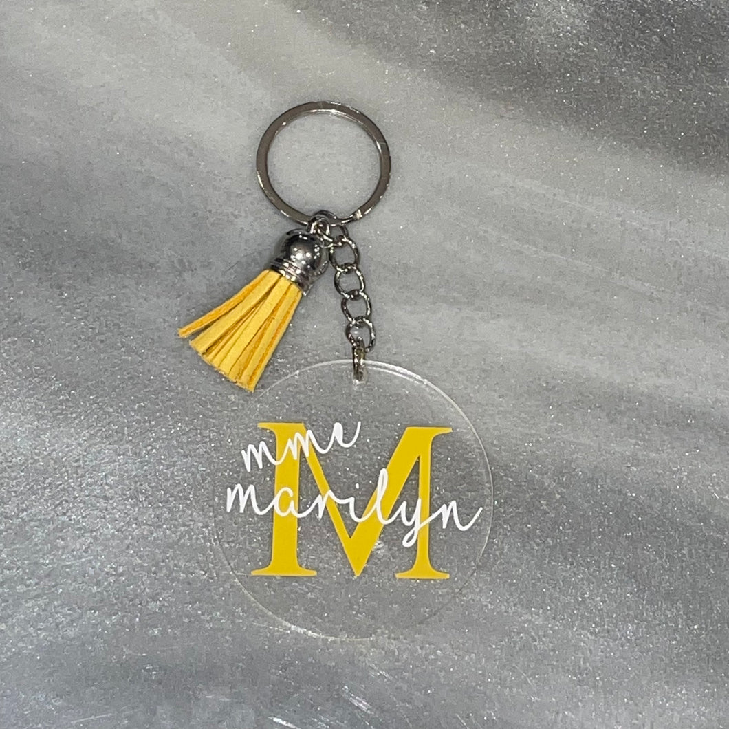 Initial Key Chains